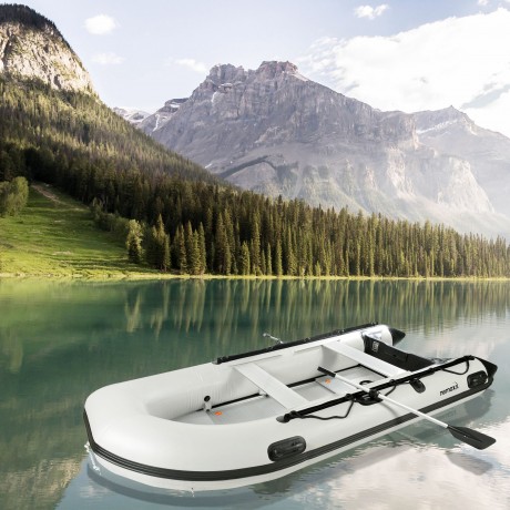 NEMAXX Profi Schlauchboot 380 cm, Paddel für 6 + 1 Personen