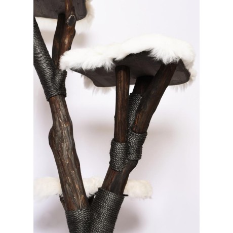 Natürlicher Kratzbaum für Katzen Sikara - Katzenbaum 190cm